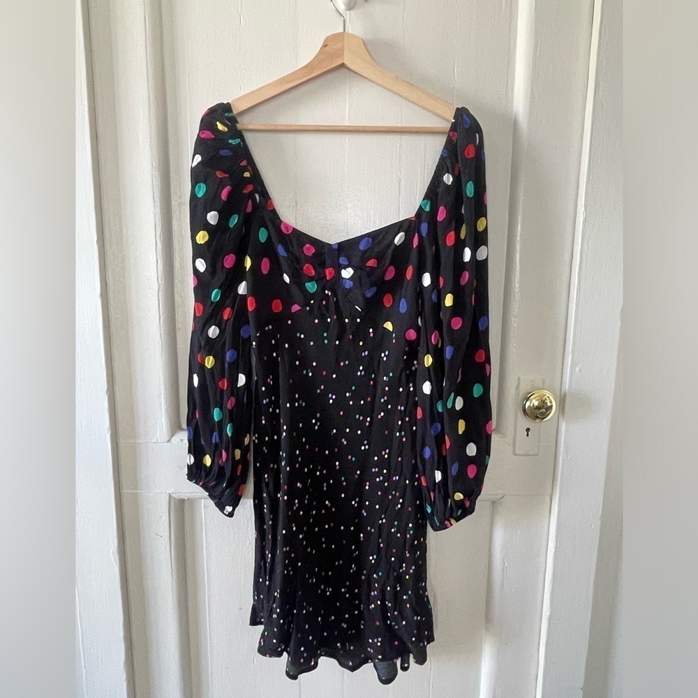 Black Polka Dot Rixo Dress by Target Size‎ 8 NWOT